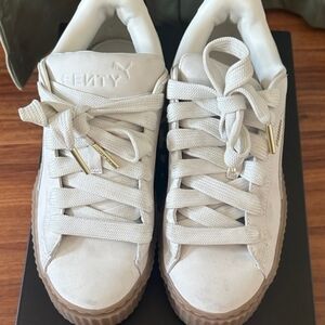 Puma Fenty Sneakers with Gold Accents